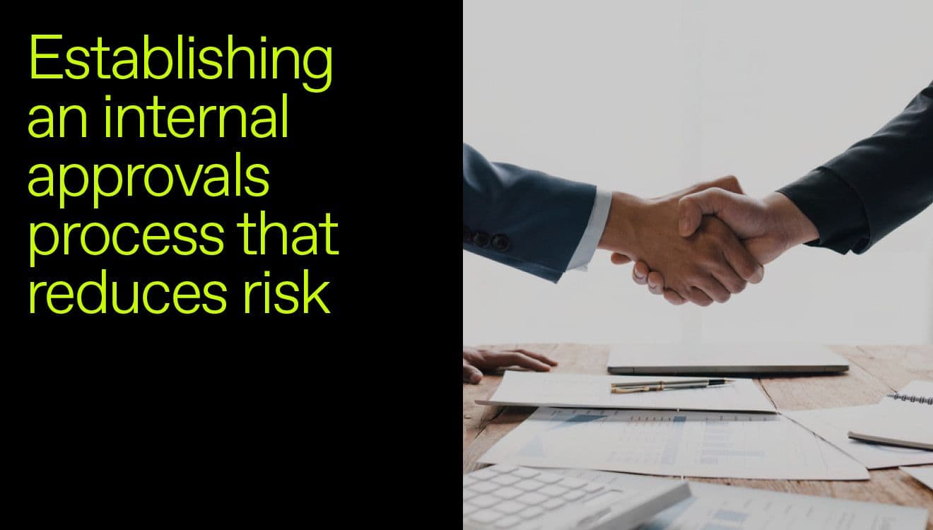 Procurement strategy pointers: How to establish an internal approvals process that streamlines decision making and reduces risk
