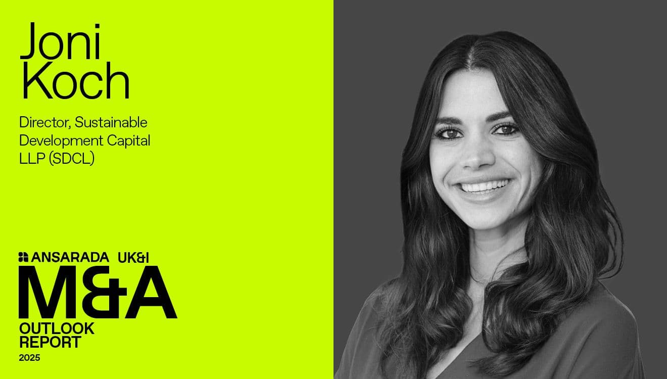 SDCL’s Joni Koch: Energy transition deals to continue in the UK&I