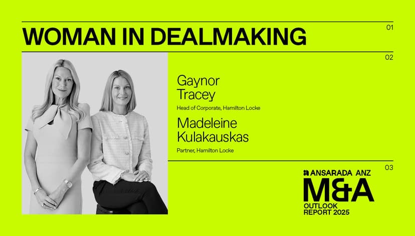 Hamilton Locke’s Gaynor Tracey and Madeleine Kulakauskas: Tech, AI, health and financial services to drive deals