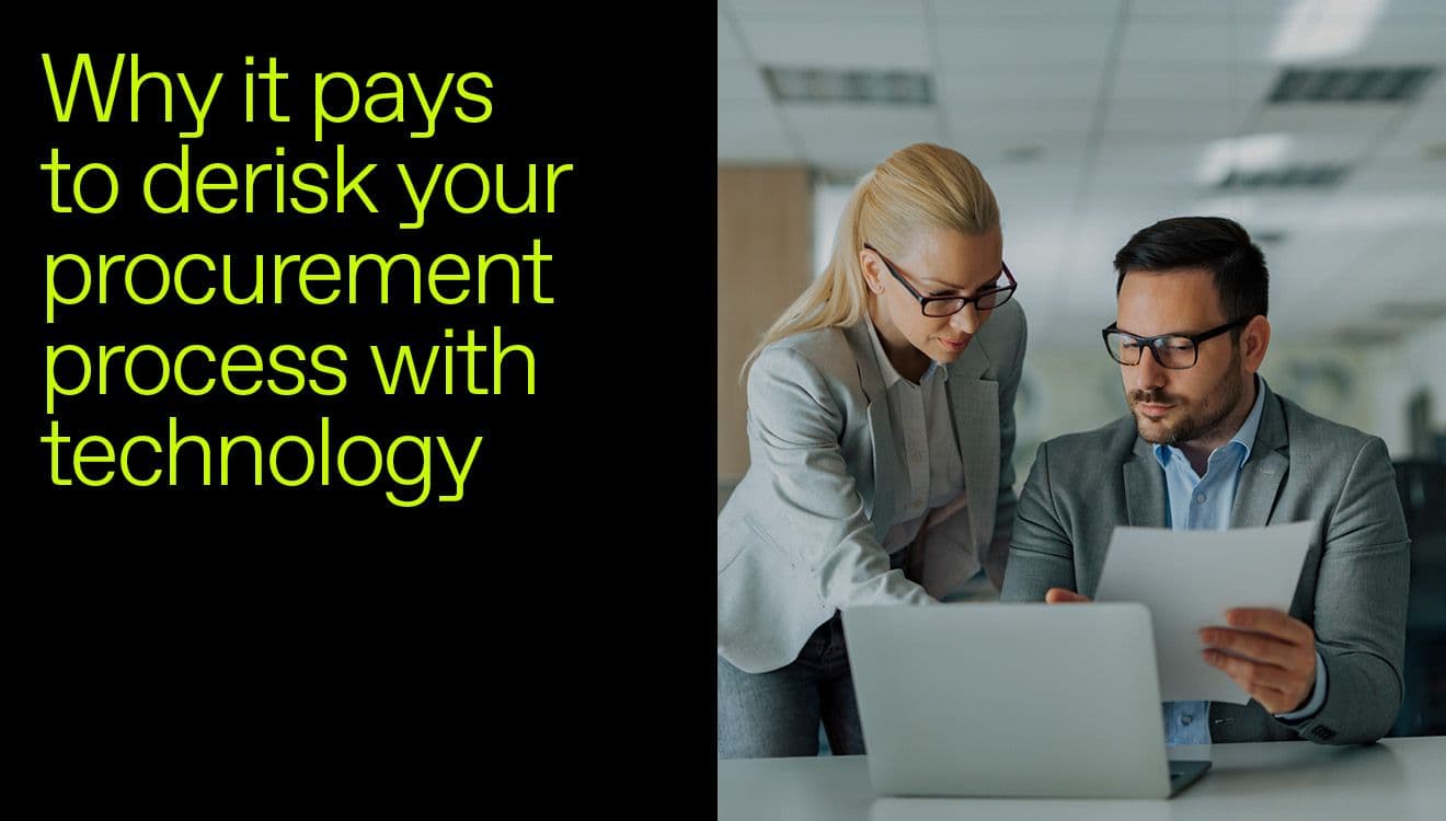 Procurement strategy pointers: Why it pays to derisk your procurement process with technology