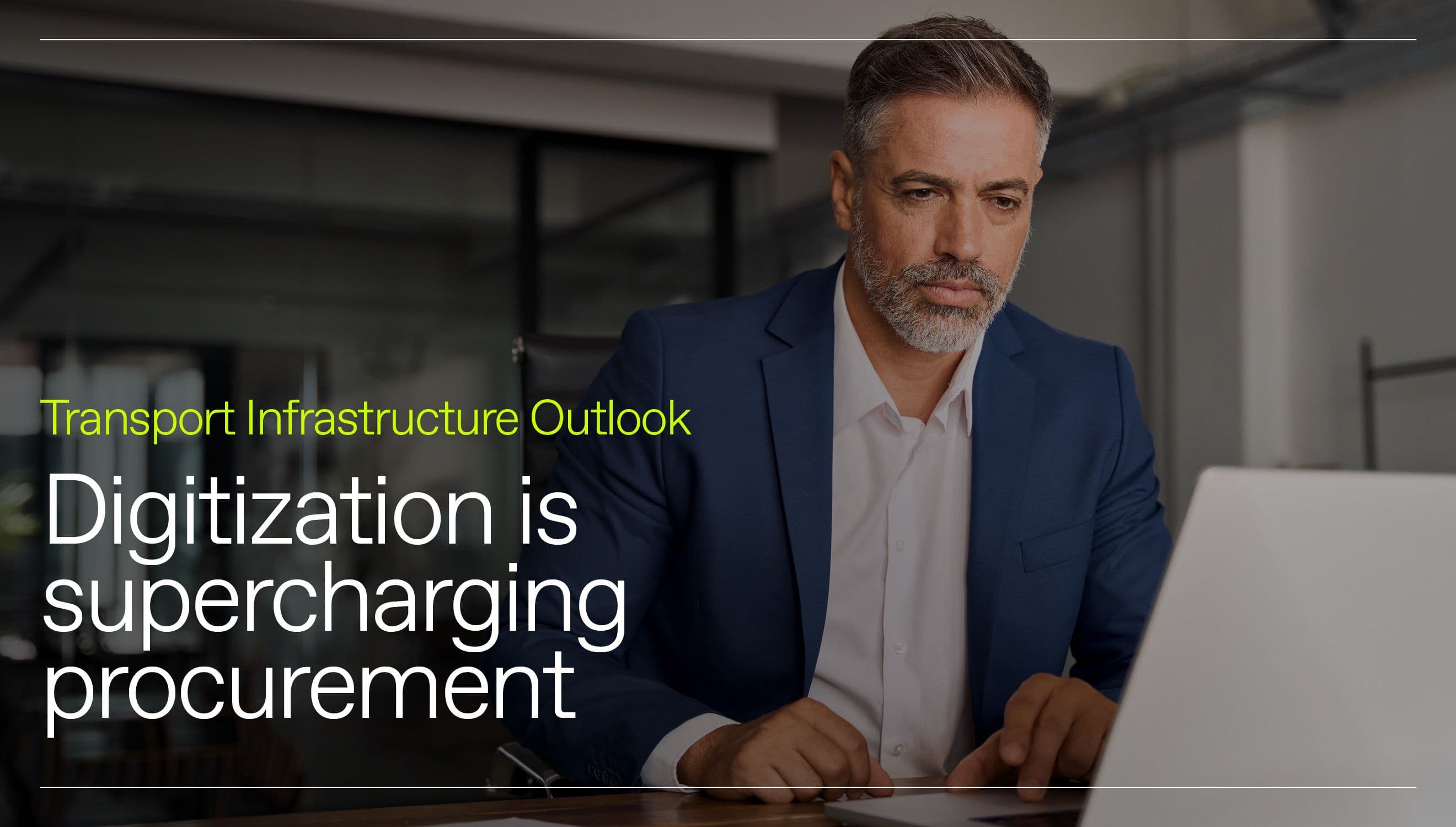 Digitization supercharges transport infrastructure procurement
