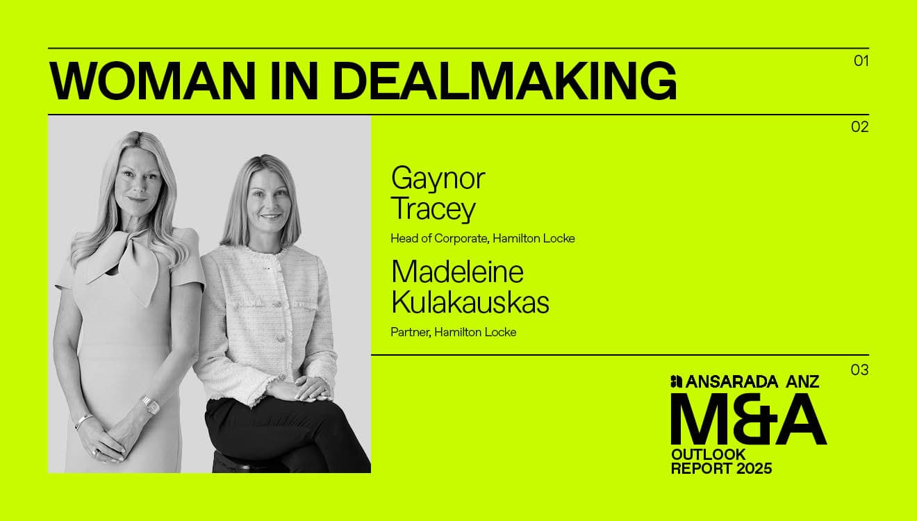Hamilton Locke’s Gaynor Tracey and Madeleine Kulakauskas: Tech, AI, health and financial services to drive deals