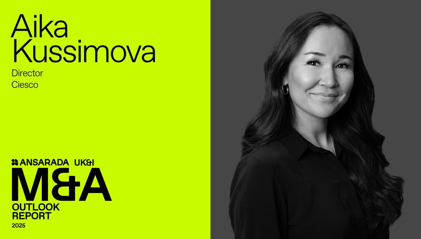 Ciesco's Aika Kussimova: Tech, media and sustainability to drive UK&I M&A in 2025